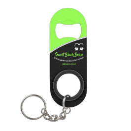 Sweet Green Bean Promotionele Zakelijke Sleutelhan Mini Flessenopener