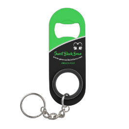 Sweet Green Bean Promotionele Zakelijke Sleutelhan Mini Flessenopener