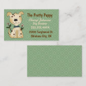 Sweet Green Dog Groomer Visitekaartje (Voorkant / Achterkant)