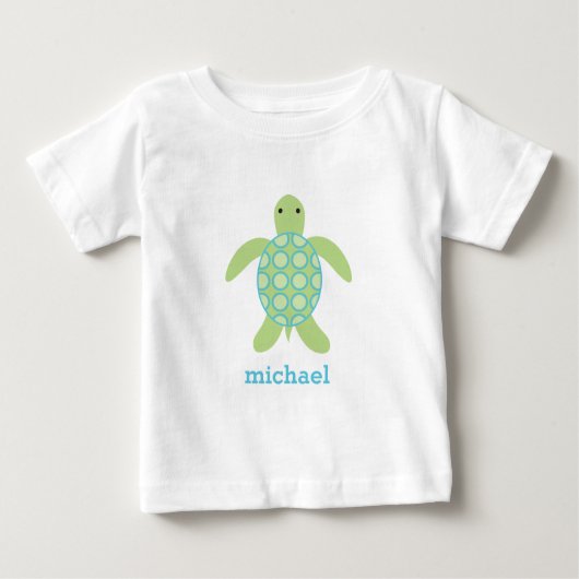 Sweet Green en Blue Baby Turtle (Voorkant)