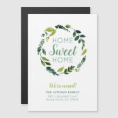 Sweet Green Magnetic Nieuwe Adres Aankondiging (Voorkant / Achterkant)