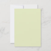 Sweet Green Owl Classroom Valentijn Kaarten (Achterkant)