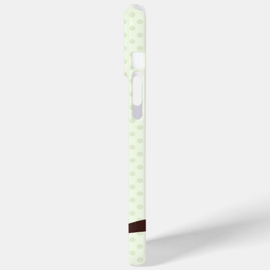 Sweet Green Owl Illustratie Case-Mate iPhone Case (Achterkant / Links)