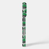 Sweet Green Retro Classic Car Patroon Case-Mate iPhone Case (Achterkant / Rechts)