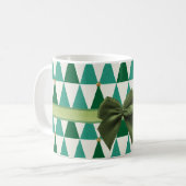 Sweet Green Sparkle-kerstMok Koffiemok (Voorkant links)