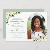 Sweet Greenery Floral foto bevestiging Kaart (Voorkant / Achterkant)