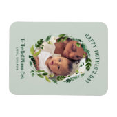 Sweet Greenery Moederdag Foto Gift voor mam Magneet (Horizontaal)