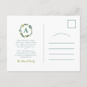 Sweet Greenery Nieuwe Adres Bewegende Aankondiging (Achterkant)