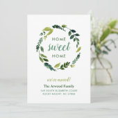 Sweet Greenery Nieuwe Adres Bewegende Aankondiging (Staand voorkant)