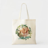 Sweet Greenery Wreath Mama Foto Tote Bag (Voorkant)