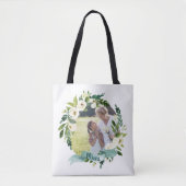 Sweet Greenery Wreath Mimi Foto Tote Bag (Voorkant)