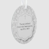 Sweet Grey Damask, Religieuze Ornament (voorkant)