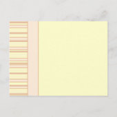 Sweet Groovy Blooms Baby aangekondigd Aankondigingskaart (Achterkant)