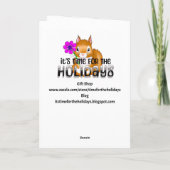 Sweet Groundhog Day | Peek-a-boo Poem Kaart (Achterkant)