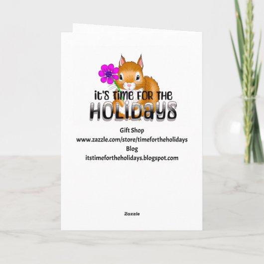 Sweet Groundhog Day Poem Kaart (Achterkant)