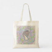 Sweet Guardian Angel Art Canvas tas (Achterkant)
