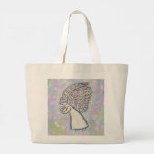 Sweet Guardian Angel Art Canvas tassen (Achterkant)