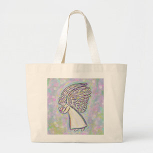 Sweet Guardian Angel Art Canvas tassen