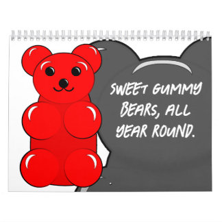Sweet gummy bears, all year round Kalender