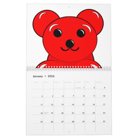 Sweet gummy bears, all year round Kalender (Jan 2026)