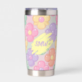 Sweet Gummy Flower Insulated Tumbler Geïsoleerde Drinkbeker (Voorkant)