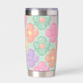 Sweet Gummy Flower Insulated Tumbler Geïsoleerde Drinkbeker (Achterkant)