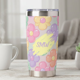 Sweet Gummy Flower Insulated Tumbler Geïsoleerde Drinkbeker