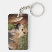 Sweet Haflinger Foal Sleutelhanger (achterkant)