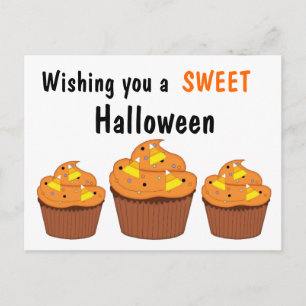 Sweet Halloween Cupcakes Briefkaart