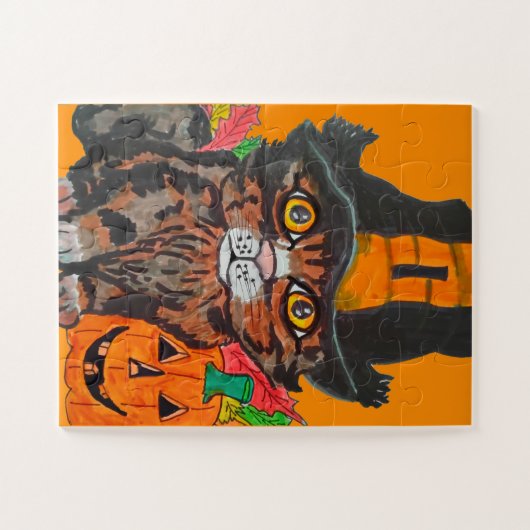 SWEET HALLOWEEN KITTY  LEGPUZZEL (Horizontaal)