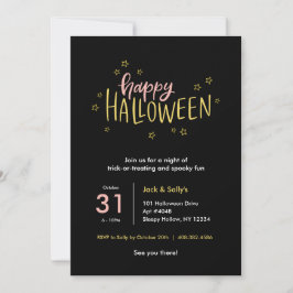Sweet Halloween Party Uitnodiging