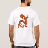 Sweet Halloween Pumpkin Dragon T-shirt (Achterkant)