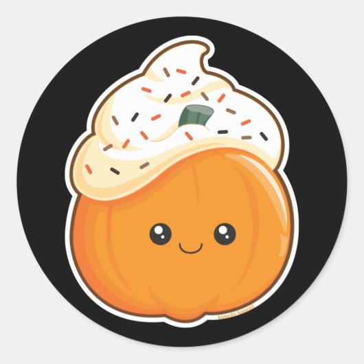 Sweet Halloween Ronde Sticker (Voorkant)