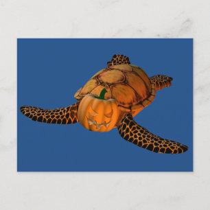 Sweet Halloween Tortoise Briefkaart