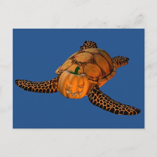 Sweet Halloween Tortoise Briefkaart (Voorkant)