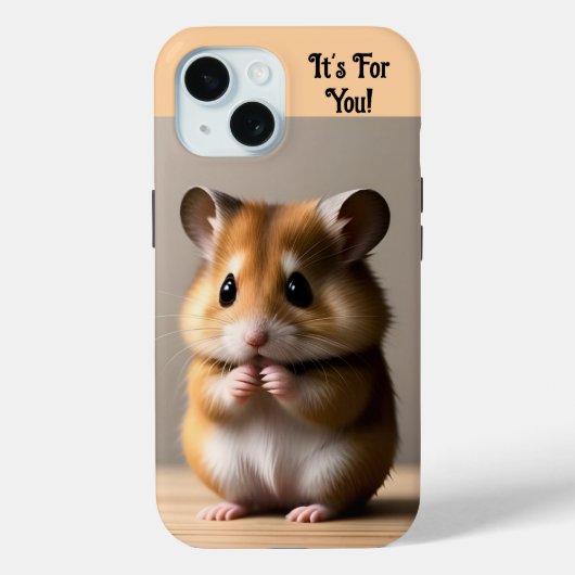 Sweet Hamster iPhone / iPad hoesje (Achterkant)