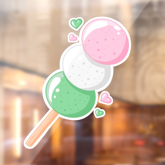 Sweet Hanami Dango Raamsticker (Vel 2)