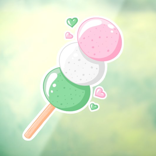 Sweet Hanami Dango Raamsticker (Vel 3)