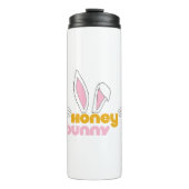 Sweet Happy Hunny Bunny Honey Rabbit Art Thermosbeker (Voorkant)