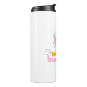 Sweet Happy Hunny Bunny Honey Rabbit Art Thermosbeker (Gedraaid links)