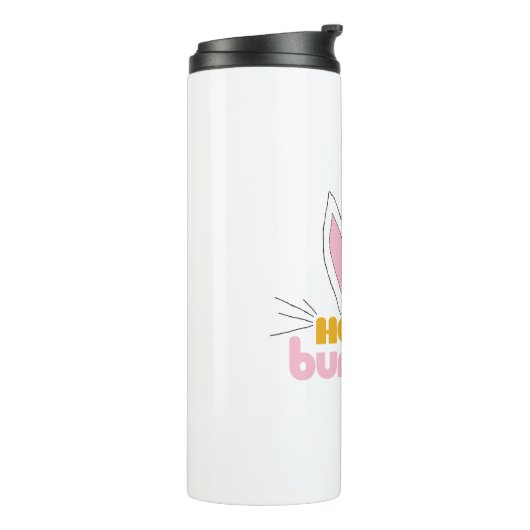 Sweet Happy Hunny Bunny Honey Rabbit Art Thermosbeker (Gedraaid links)