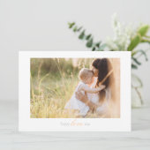 Sweet "Happy Love Day" Fotokaart Kaart (Staand voorkant)