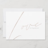 Sweet "Happy Love Day" Fotokaart Kaart (Achterkant)