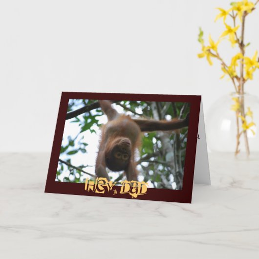 Sweet Happy Vaderdag van kind Kaart (Gele Bloem)