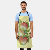 Sweet Harmony: Waterverf appels en een bij Schort (Gedragen)