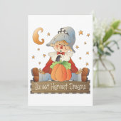 Sweet Harvest Dreams Kaart (Staand voorkant)