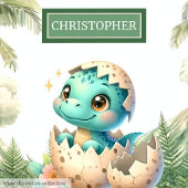 Sweet Hatching Soon Baby Dinosaur Baby Pillow Gift Kussen