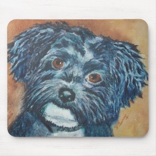 SWEET HAVANESE PUPPY MOUSEPAD MUISMAT (Voorkant)