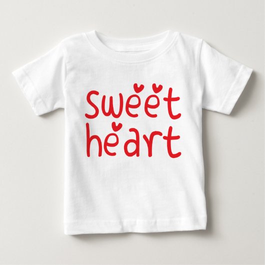 Sweet Heart Baby Bodysuit (Voorkant)