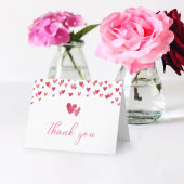 Sweet heart-Baby shower Bedankkaart